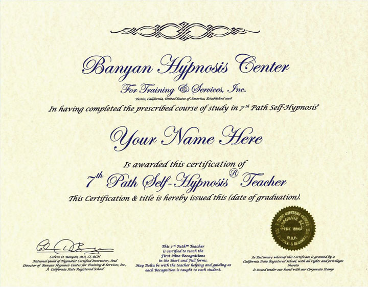 Series 7 Certificate